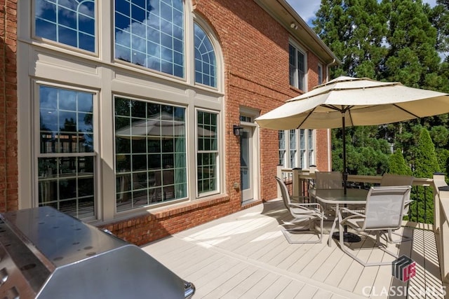 1232 Everton Pl, Cumming, GA 30041 - deck with outdoor dining space and grilling area
