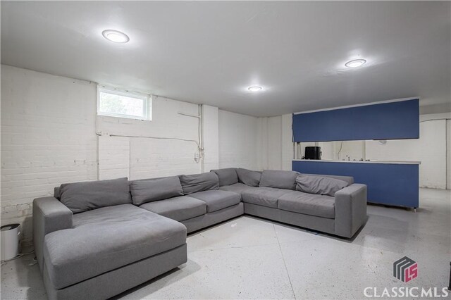 525 King Ave, Athens, GA 30606 - living room with speckle patterned floor