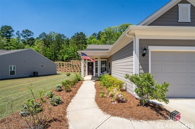 1260 Starboard Way, Greensboro, GA 30642 - doorway to property with a garage