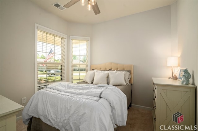 1260 Starboard Way, Greensboro, GA 30642 - bedroom featuring carpet floors and a ceiling fan