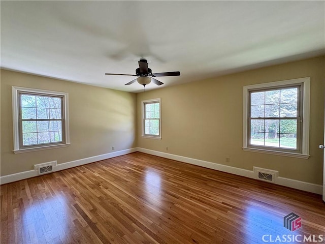 270 Riverhill Dr, Athens, GA 30606 - empty room featuring wood finished floors and ceiling fan