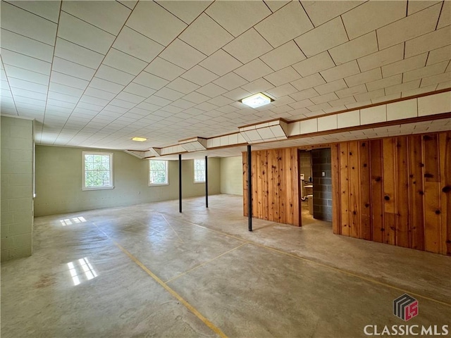 270 Riverhill Dr, Athens, GA 30606 - below grade area with wooden walls