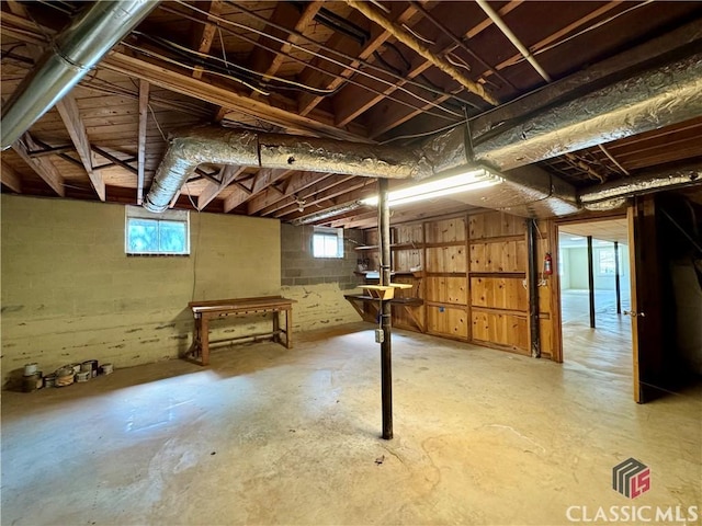 270 Riverhill Dr, Athens, GA 30606 - basement with concrete block wall and plenty of natural light