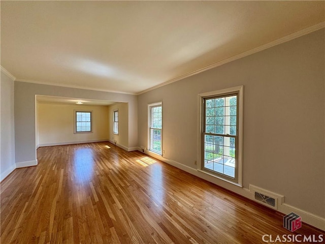 270 Riverhill Dr, Athens, GA 30606 - spare room with wood finished floors and crown molding