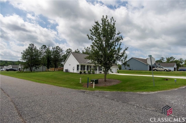 11 Rachel, Hartwell, GA 30643 - view of front of home featuring a front lawn, concrete driveway, and a garage