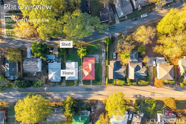1376 Hancock Ave W, Athens, GA 30606 - aerial view of residential area