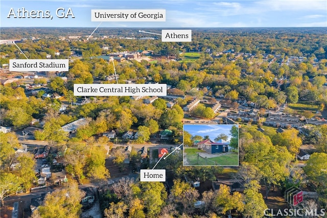 1376 Hancock Ave W, Athens, GA 30606 - view of property location
