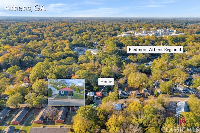 1376 Hancock Ave W, Athens, GA 30606 - bird's eye view of a forest