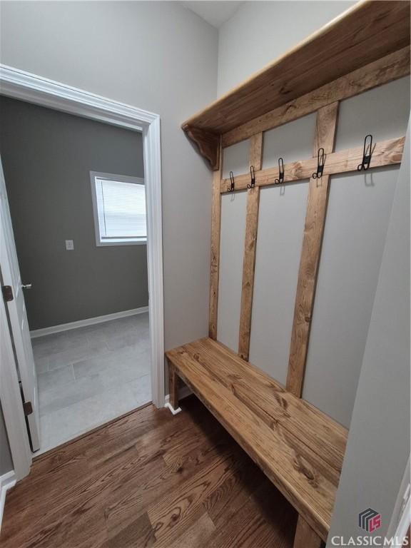 1070 Lane Creek Ter, Bishop, GA 30621 - mudroom with wood finished floors and baseboards