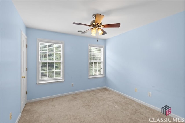 255 Twin Creek Shrs, Athens, GA 30605 - carpeted empty room with baseboards and ceiling fan