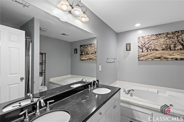255 Twin Creek Shrs, Athens, GA 30605 - full bath featuring a jetted tub and double vanity