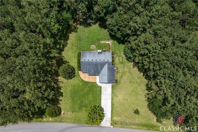 94 Pinewood Cir, Colbert, GA 30628 - view from above of property