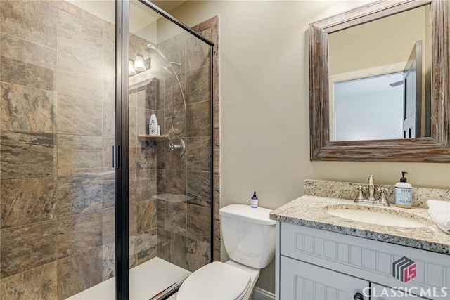 1640 Madison Ct, Bogart, GA 30622 - bathroom featuring vanity and a stall shower