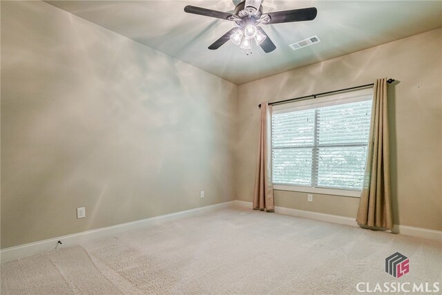1640 Madison Ct, Bogart, GA 30622 - unfurnished room featuring ceiling fan and light colored carpet