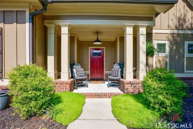 1640 Madison Ct, Bogart, GA 30622 - property entrance featuring covered porch