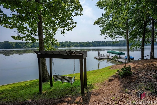 2061 Sugar Creek Trl, Buckhead, GA 30625 - dock with a water view and a view of trees