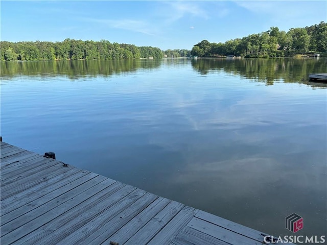 2061 Sugar Creek Trl, Buckhead, GA 30625 - dock with a water view and a forest view