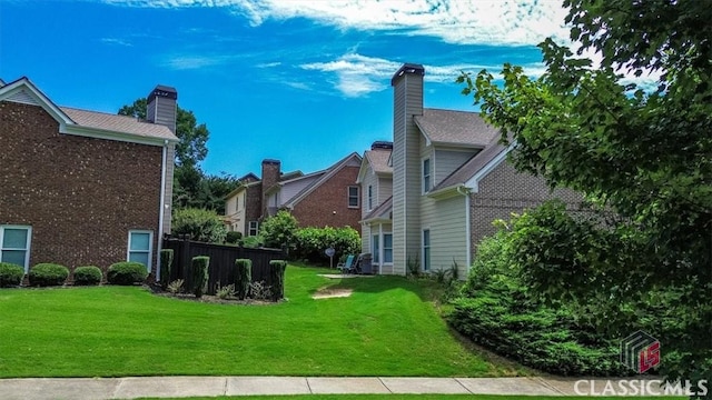 232 Township Ln, Athens, GA 30606 - back of property with a chimney