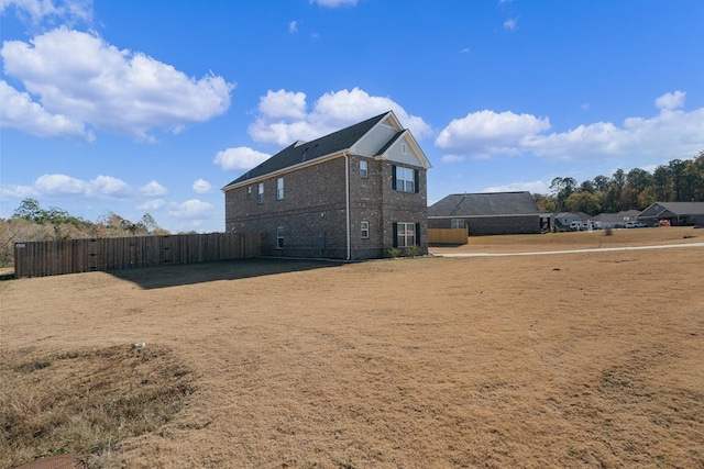 view of back of property