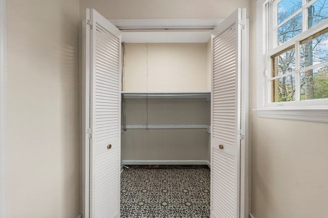 view of closet