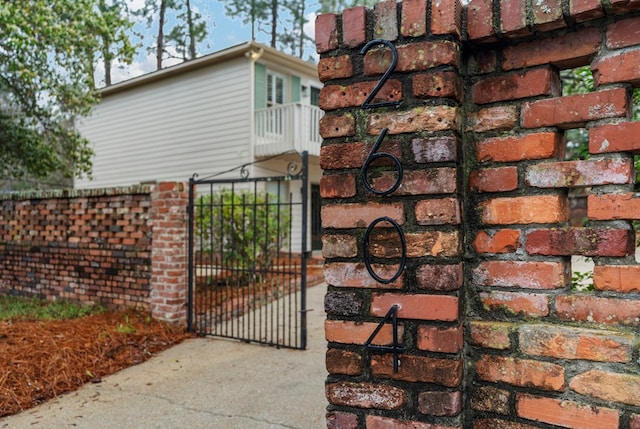 view of gate