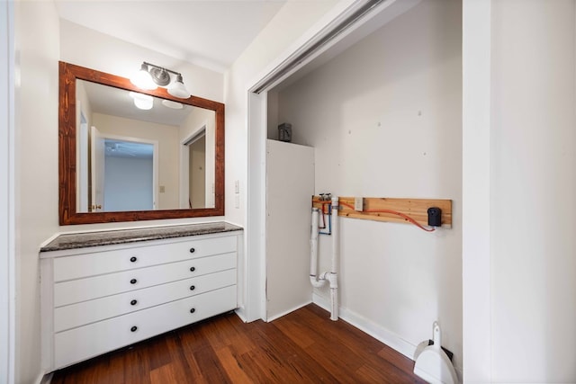 2231 Holly Ln, Pine Mountain, GA 31822 - bathroom with wood finished floors and vanity