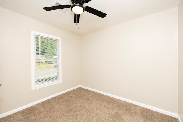 20 Benning Dell Dr, Columbus, GA 31903 - carpeted spare room featuring baseboards and a ceiling fan