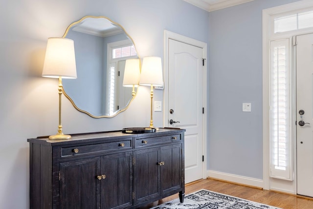 4730 Turnberry Ln Unit 15, Columbus, GA 31909 - foyer with light wood-style floors and ornamental molding