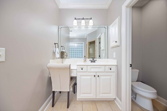 4730 Turnberry Ln Unit 15, Columbus, GA 31909 - bathroom with ornamental molding and vanity