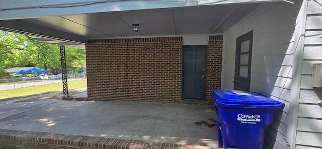 1526 Barcelona Dr, Columbus, GA 31907 - view of patio / terrace featuring fence