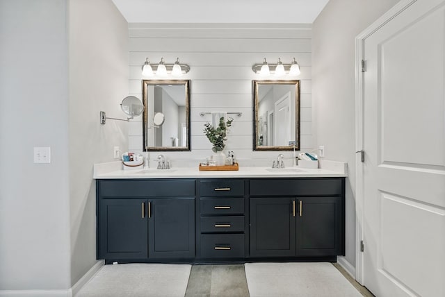 2013 Hereford Ln, Columbus, GA 31904 - bathroom featuring double vanity and baseboards