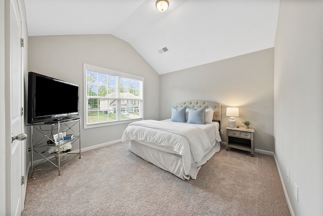 2013 Hereford Ln, Columbus, GA 31904 - bedroom featuring lofted ceiling, carpet, and baseboards
