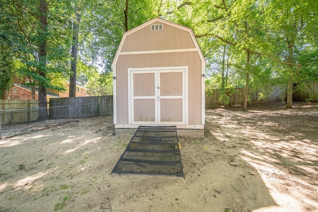 3422 Malatche Dr, Columbus, GA 31907 - view of shed with a fenced backyard