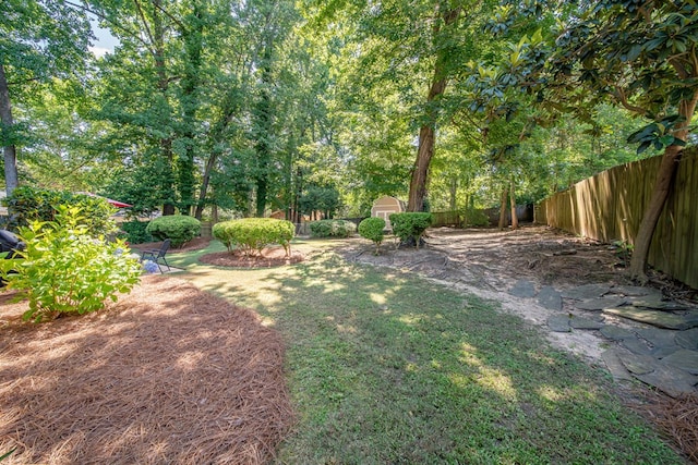 3422 Malatche Dr, Columbus, GA 31907 - fenced backyard with a storage shed