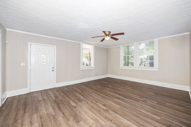 7 Magnolia St, Columbus, GA 31904 - spare room featuring a ceiling fan, wood finished floors, and a textured ceiling