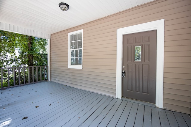 7 Magnolia St, Columbus, GA 31904 - doorway to property with a deck
