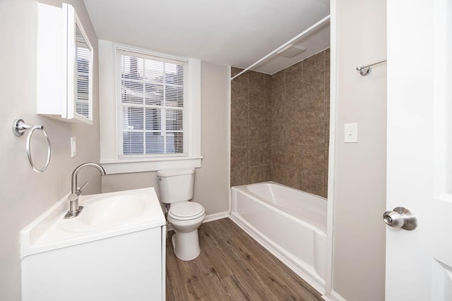 7 Magnolia St, Columbus, GA 31904 - bathroom featuring vanity, wood finished floors, and bathtub / shower combination