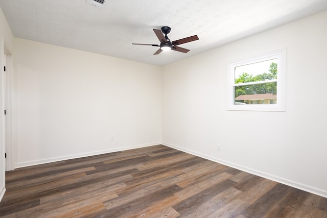 754 Wright Dr, Columbus, GA 31907 - empty room with dark wood-type flooring and ceiling fan