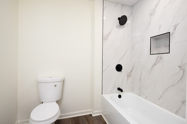 754 Wright Dr, Columbus, GA 31907 - full bathroom featuring wood finished floors and shower / tub combination