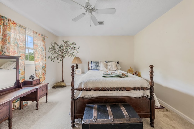 438 Newport Pl, Columbus, GA 31904 - bedroom with carpet floors, baseboards, and ceiling fan
