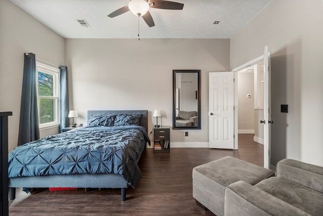 6538 Middleburg Dr, Columbus, GA 31909 - bedroom featuring wood finished floors, baseboards, and a ceiling fan
