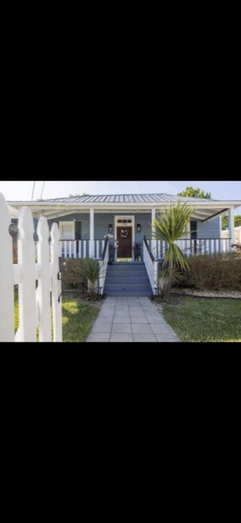 1314 Talbotton Rd, Columbus, GA 31901 - view of front of home with a standing seam roof