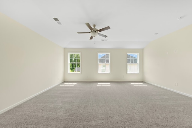 2276 Webbed Way, Opelika, AL 36804 - carpeted spare room featuring a ceiling fan and lofted ceiling