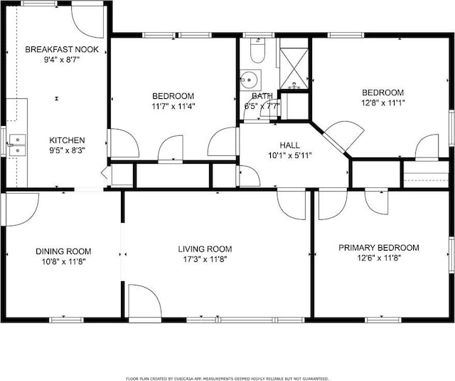 1402 41st St, Columbus, GA 31904 - floor plan / room layout
