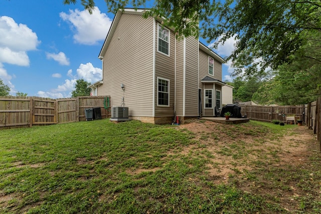 918 Dawkins Ct, Phenix City, AL 36869 - rear view of house with central air condition unit