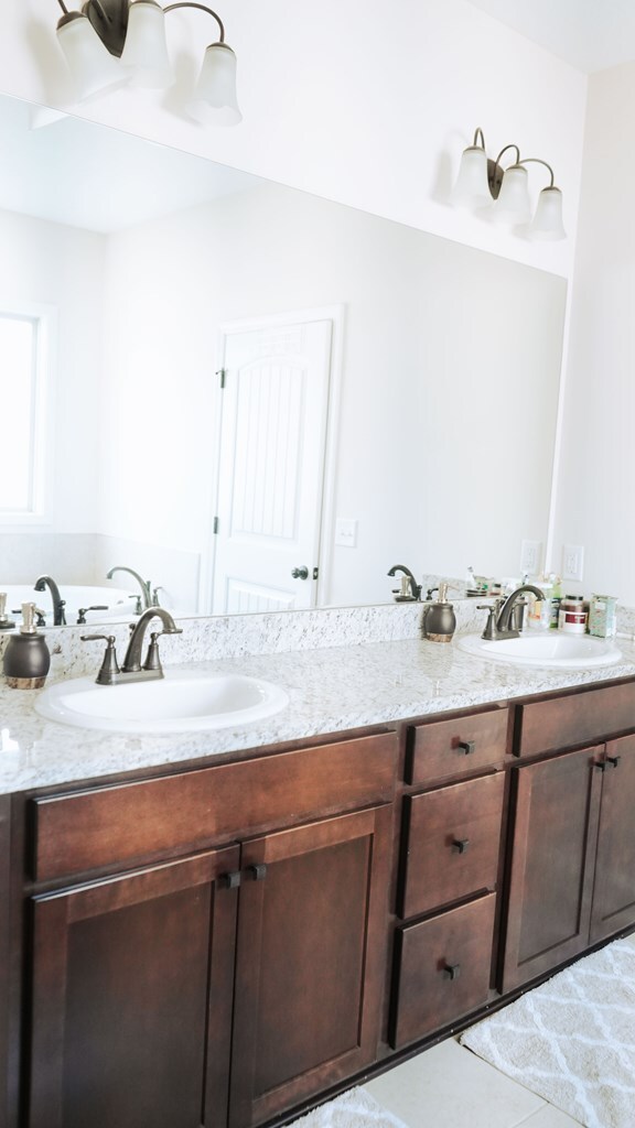 239 Clearbrook Ln, Columbus, GA 31904 - full bathroom featuring double vanity and tile patterned floors