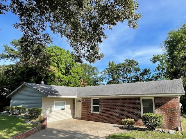 view of ranch-style home