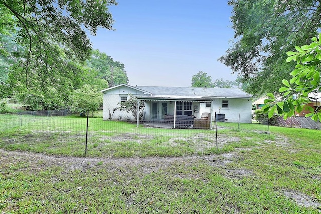 4502 Northwood Ave, Columbus, GA 31907 - rear view of property featuring a sunroom
