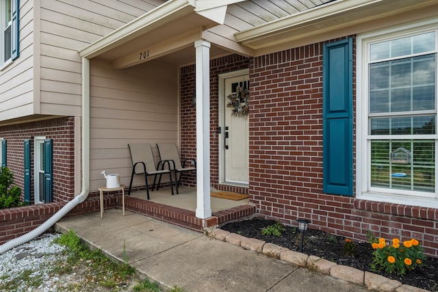 701 Crestline Dr, Columbus, GA 31907 - property entrance with a porch and brick siding