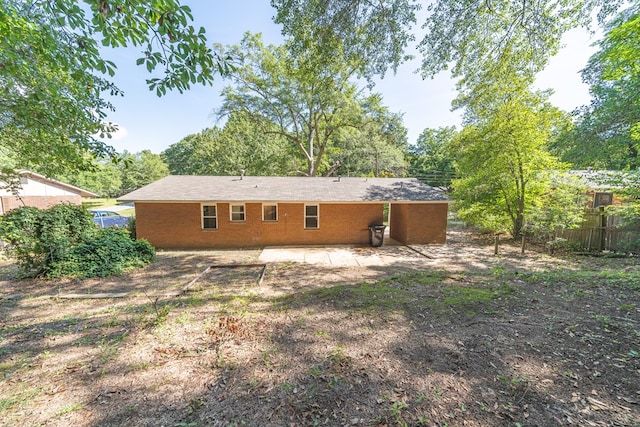 view of rear view of property